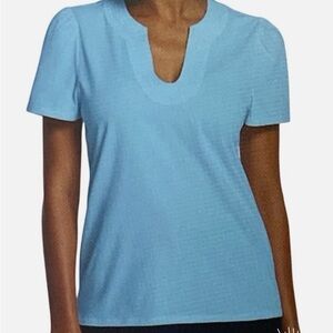Rafaella Blue Short Sleeve T-Shirt